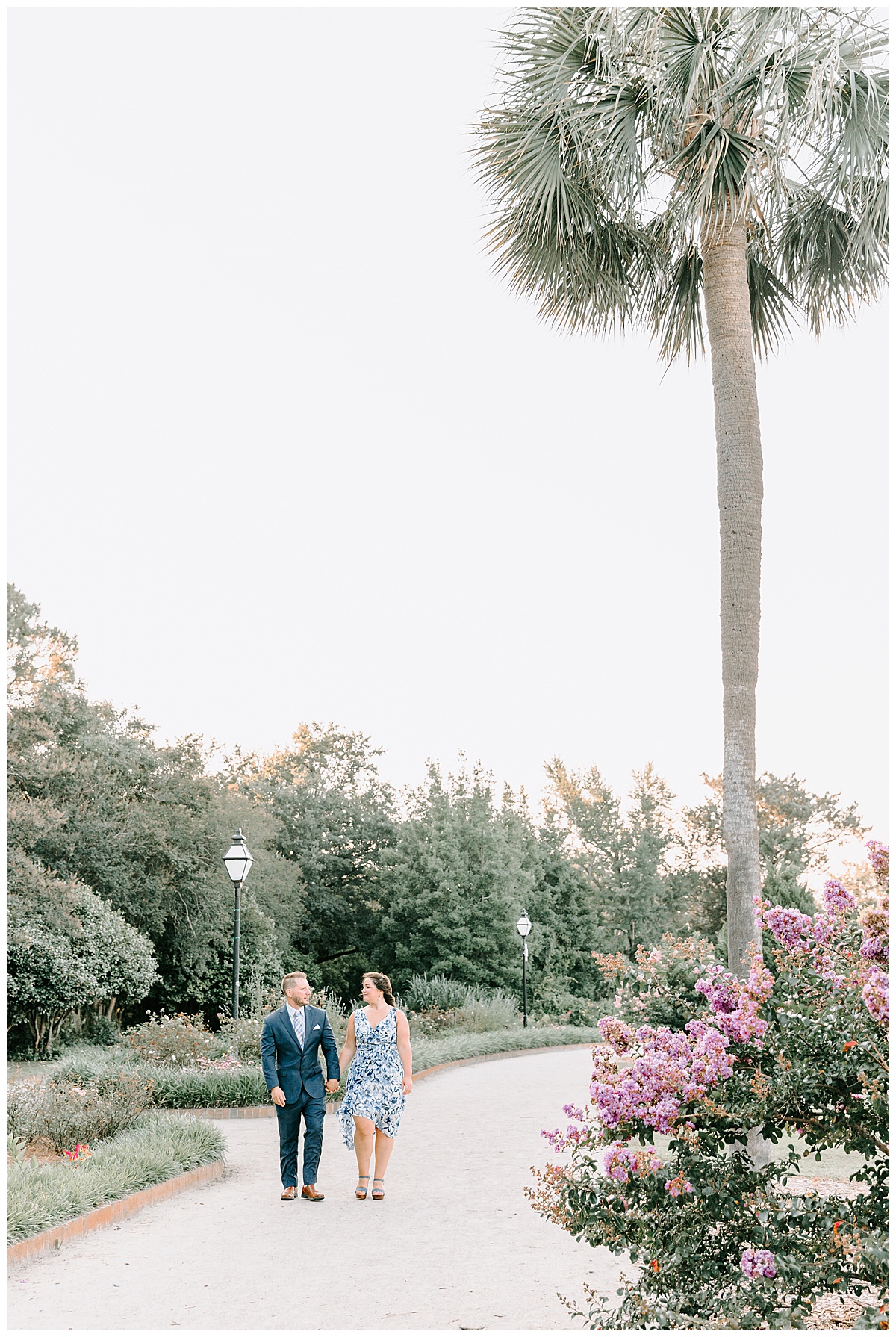 spring engagement session in Charleston SC